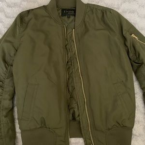 Military Green Bomber Jacket